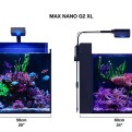 RED SEA MAX NANO XL G2 Tengeri akvárium fekete szekrénnyel