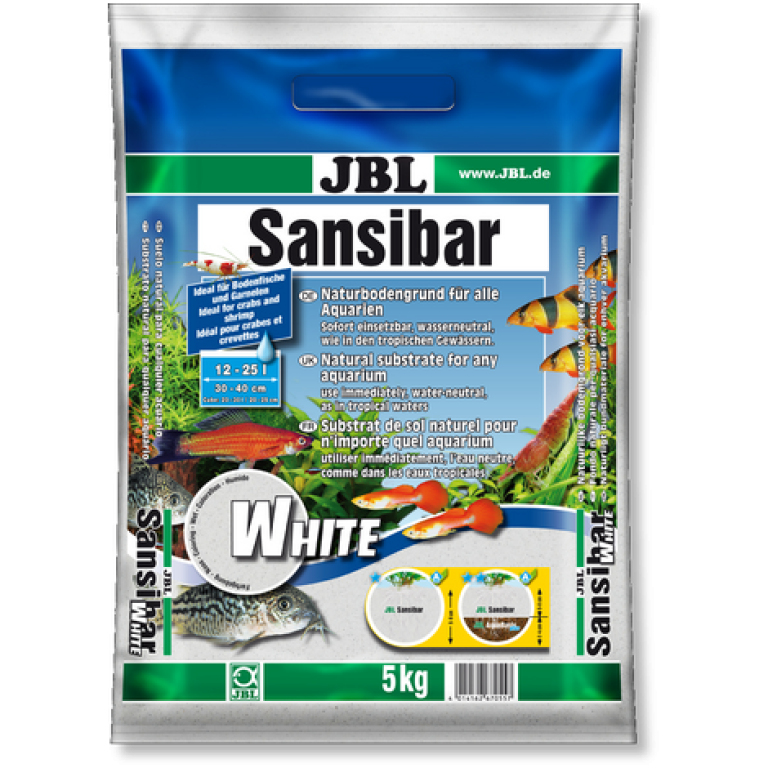  JBL Sansibar White 5kg  Akváriumtalaj