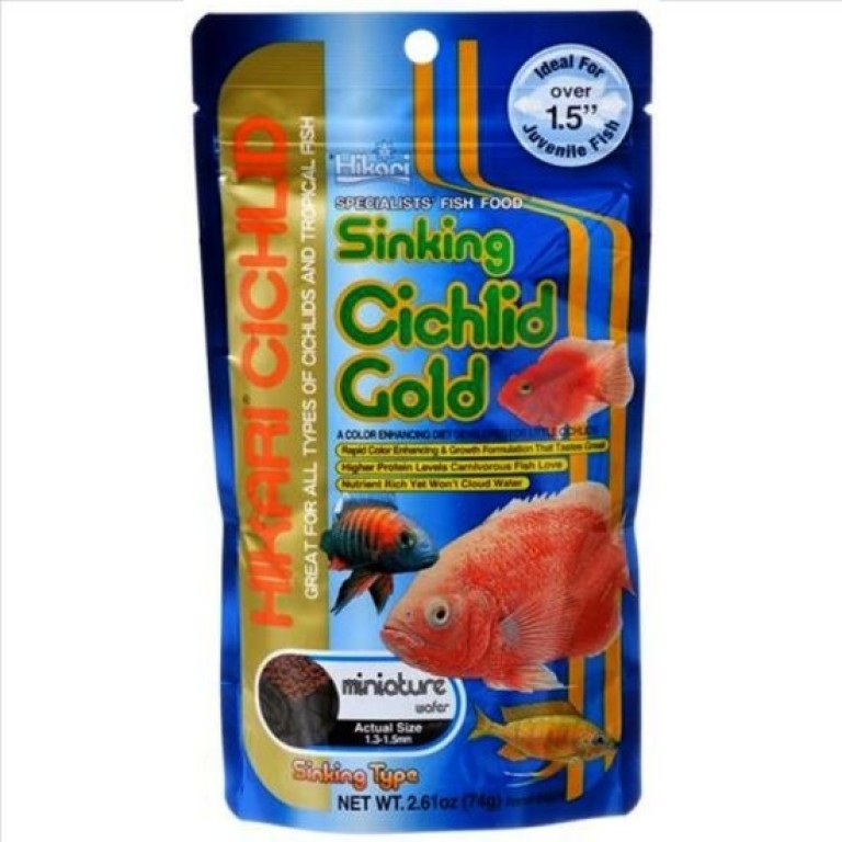 HIKARI Cichlid Gold (SINKING) Mini  342g haleledel sügéreknek