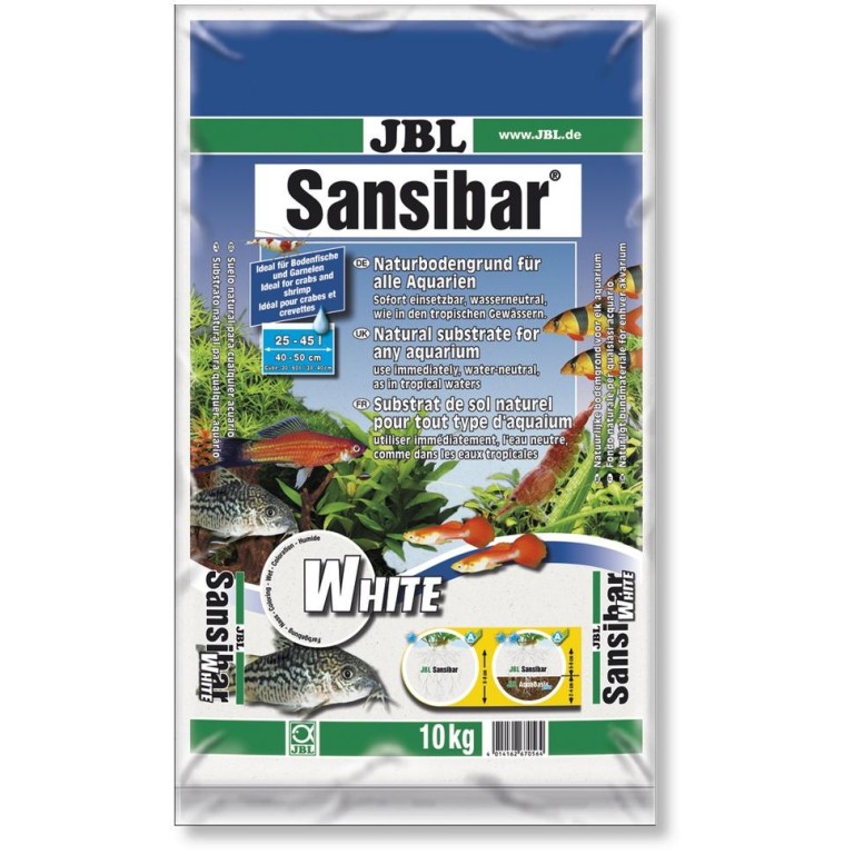 JBL Sansibar White 10kg Akváriumtalaj