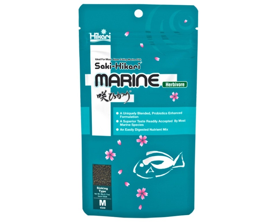 HIKARI Marine Herbivore 90 g granulált eledel tengeri halaknak