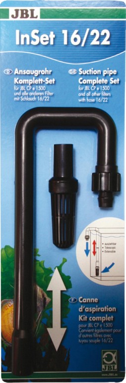 JBL Cristal Profi e1500/e1501 InSet 16/22mm  Befolyó szett beszívókosárral