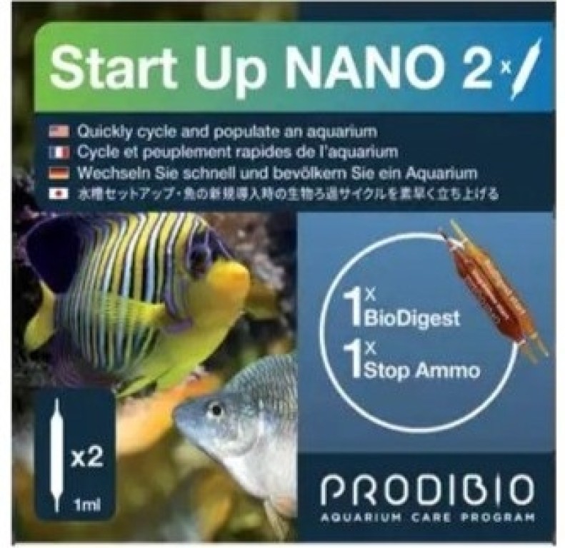 Prodibio Start Up Nano 2 Édesvizi és tengeri gyorsinditó baktériumkultúra