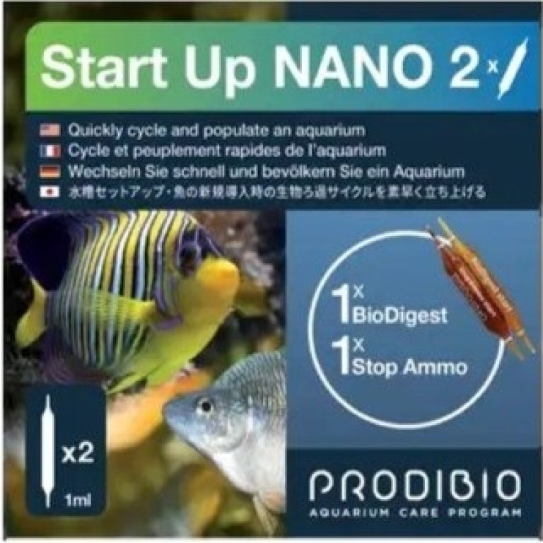 Prodibio Start Up Nano 2 Édesvizi és tengeri gyorsinditó baktériumkultúra
