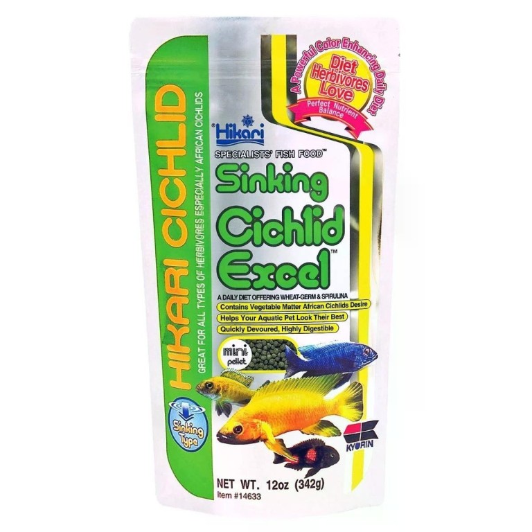 HIKARI Sinking Cichlid Excel Mini 342 g haleledel sügéreknek