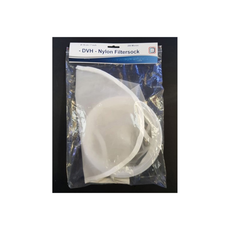 DVH szűrőzsák 200 micronos nylon 18cm átmérő