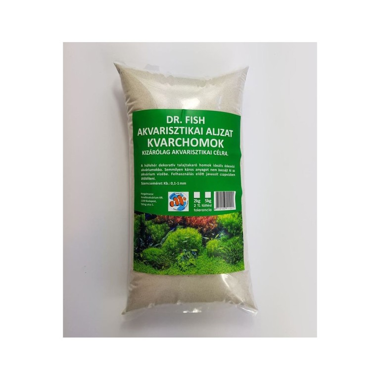Dr. Fish Kvarchomok 2kg (0,1-1mm) - akvárium aljzat
