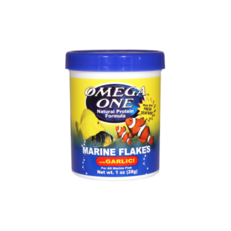 Omega One Garlic Marine Flakes 28g lemezes haleledel