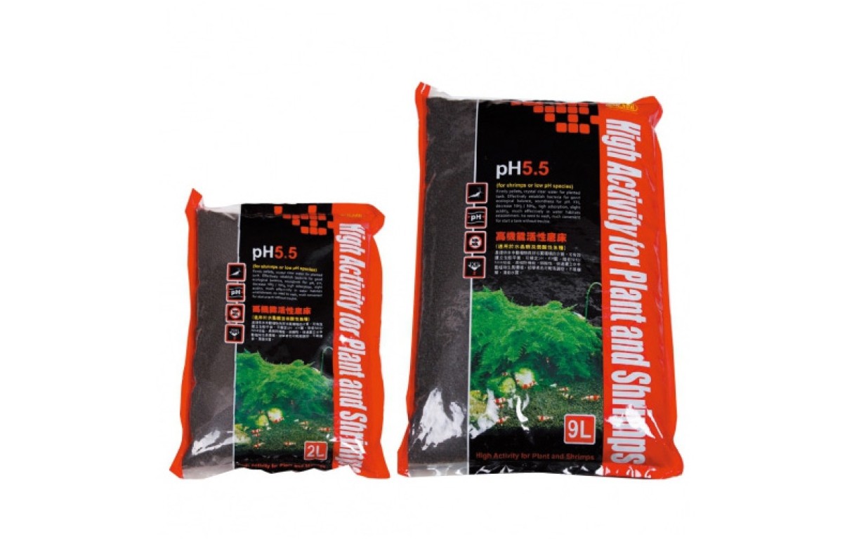ISTA - Shrimp Soil - pH5.5  2L / S (Növényi táptalaj, aljzat garnélás akváriumokba 1-2 mm)