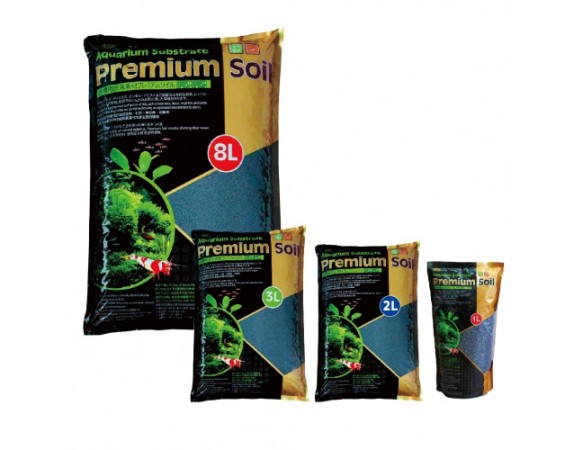 ISTA - Aquarium Substrate Premium Soil  - 8L / M (prémium minőségű növényi táptalaj, aljzat 1-3 mm) 