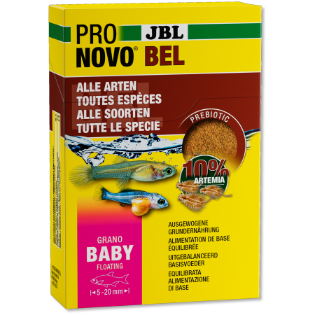 JBL Pronovo BEL GRANO BABY TOM 3×10ML granulátum ivadékhal táp