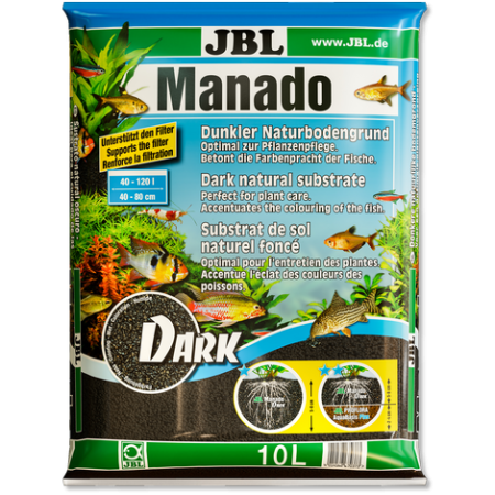  JBL - Manadó Dark akvárium talaj 10 liter