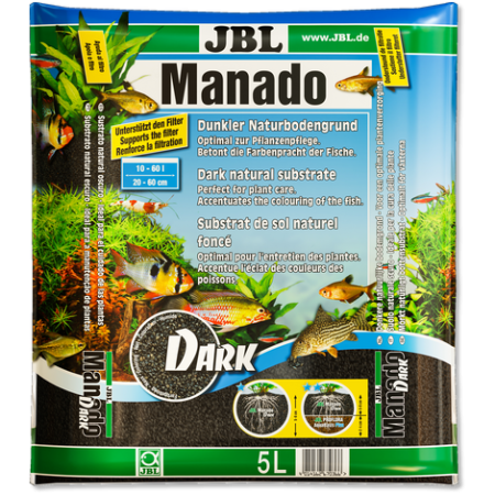 JBL - Manadó Dark akvárium talaj 5 liter